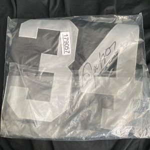 Signed Bo Jackson Jersey #34 Oakland raiders